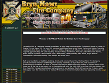 Tablet Screenshot of brynmawrfirecompany.org